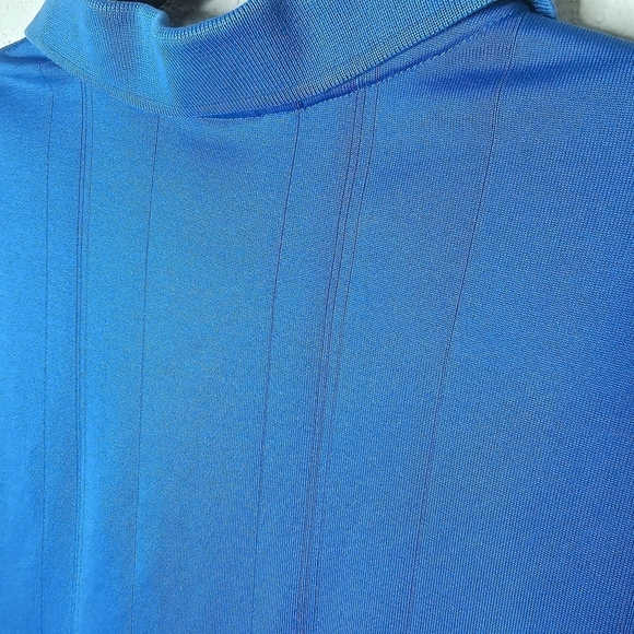 Tiger‎ Woods Collection Dri Fit Blue Mens Polo Size M Medium - Picture 8 of 10